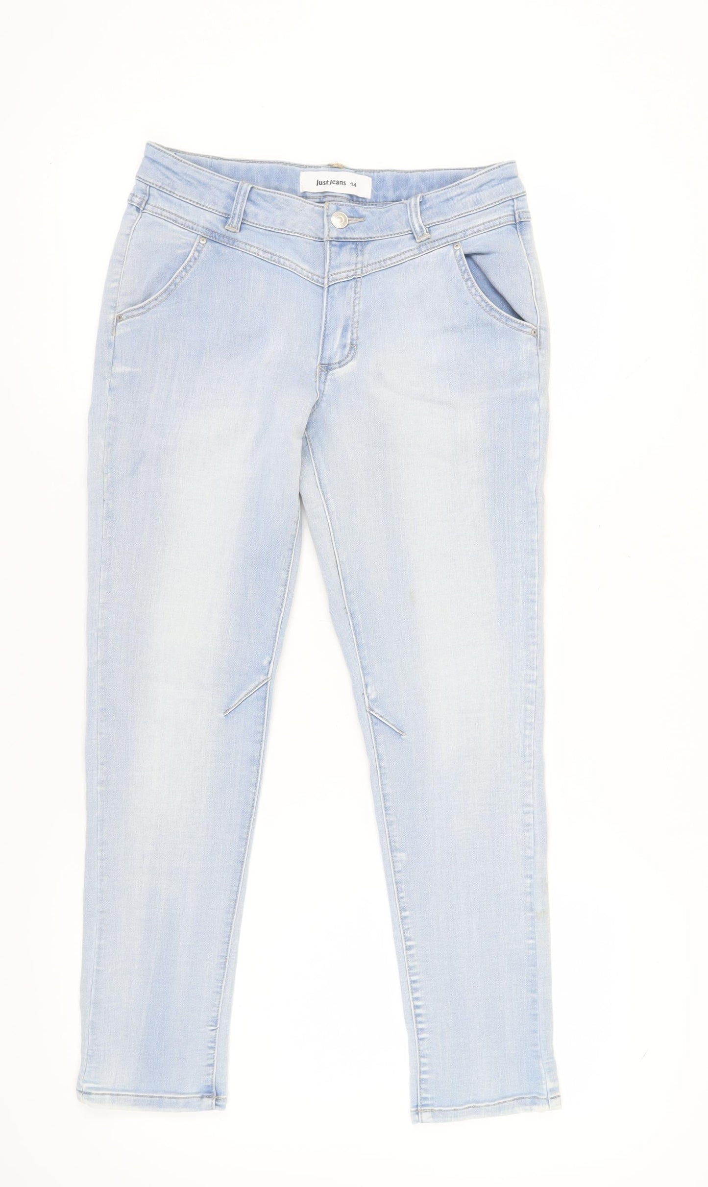 Just Jeans Women's Blue Ankle Denim Jeans Size 14