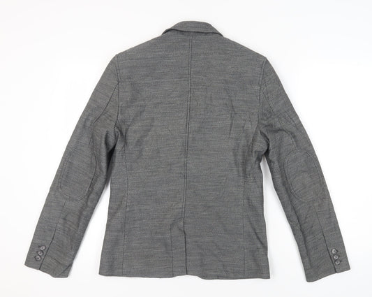 H&M Grey Men's Blazer, Size 36, Regular Fit