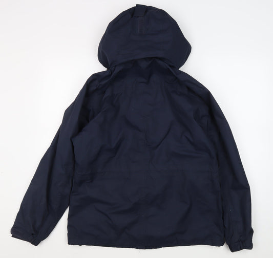 Regatta Women's Blue Waterproof Hooded Jacket Size 12