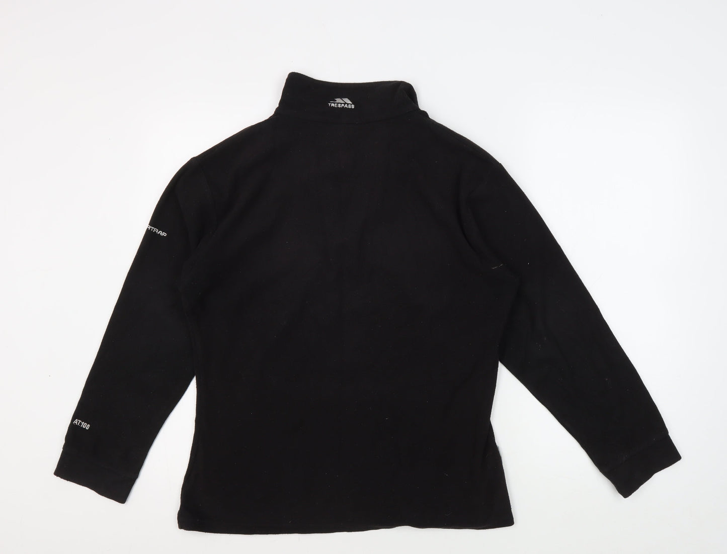 Trespass Unisex Black Lightweight Fleece Sweatshirt L