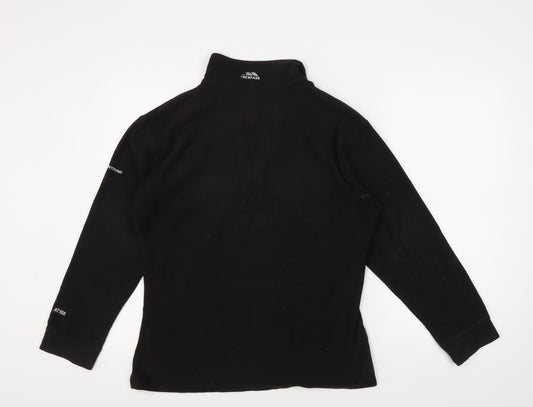 Trespass Unisex Black Lightweight Fleece Sweatshirt L