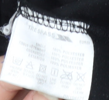 Trespass Unisex Black Lightweight Fleece Sweatshirt L