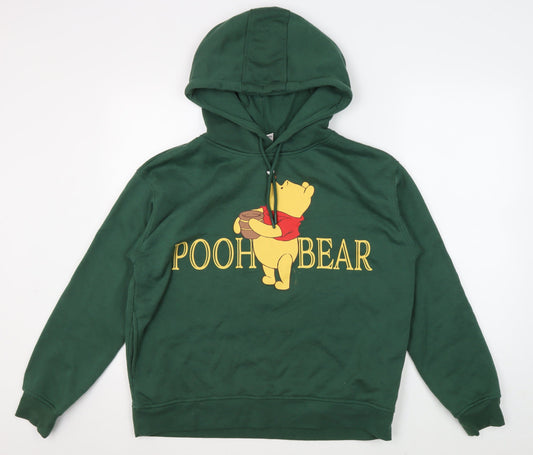 Disney Women's Green Winnie the Pooh Hoodie Size 12