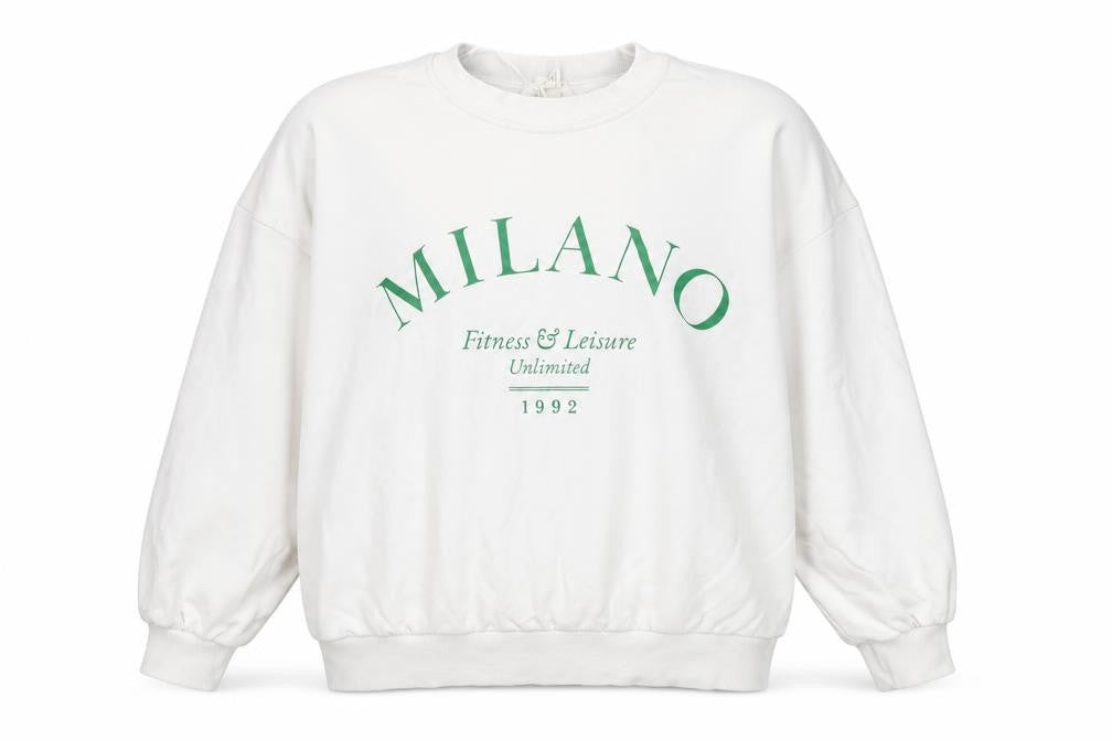 H&M Womens White Pullover Sweatshirt M