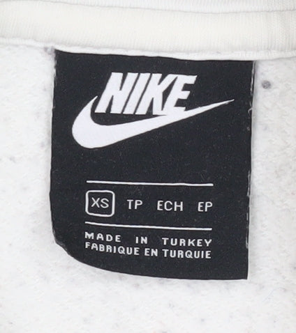 Nike Men's XS White Pullover Hoodie