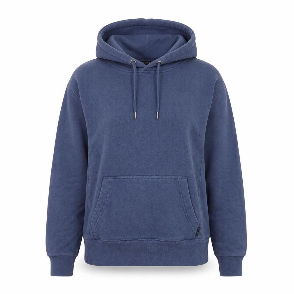 Unisex Adults UK XS Relaxed Hollister Blue Pullover Hoodie