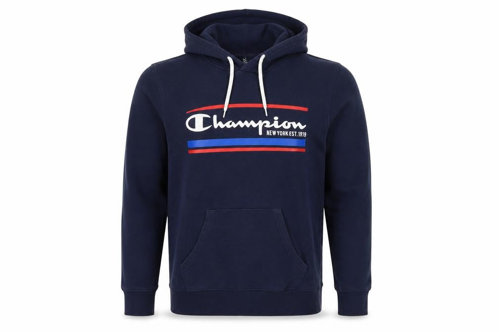 Mens UK S Regular Champion Blue Pullover Hoodie