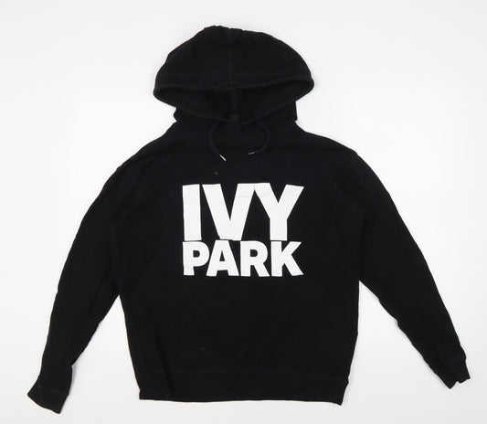 Ivy Park Unisex Black XS Pullover Hoodie Logo
