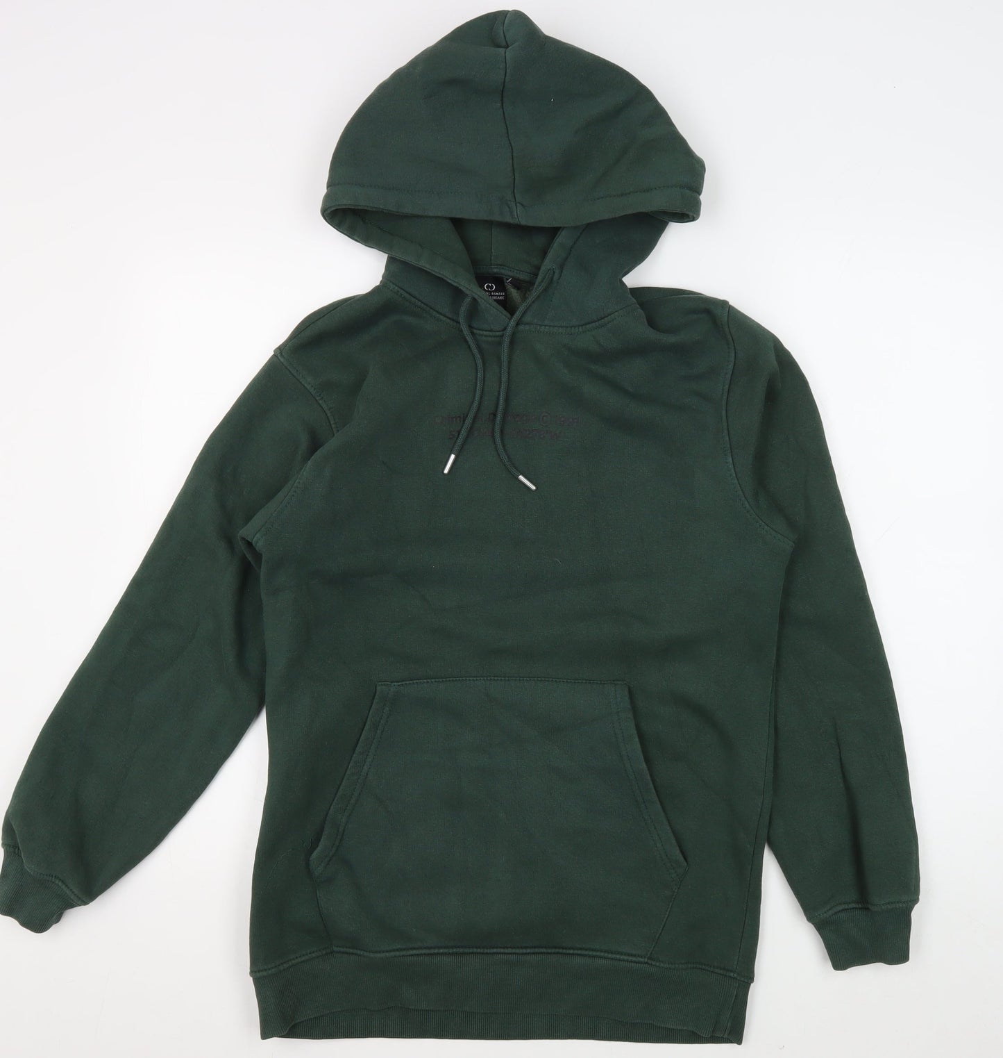 Criminal Damage Men's Green Pullover Hoodie S