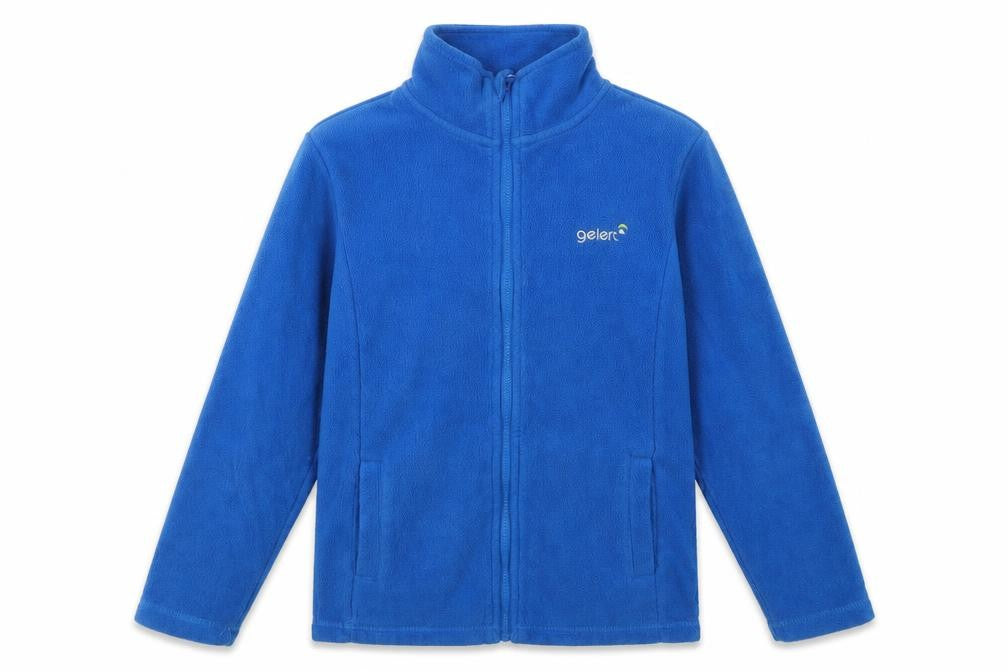Gelert Boys Blue Basic Jacket, Size 9-10 Years, Full Zip