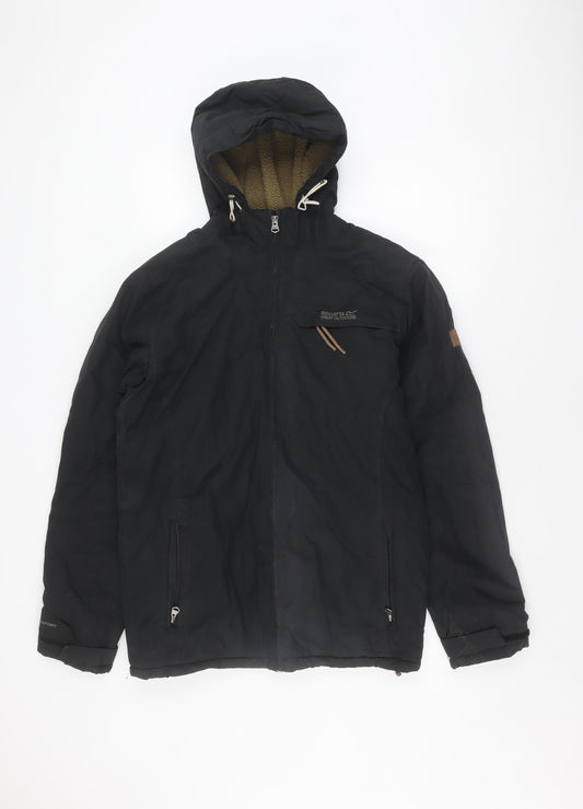 Regatta Men's Black S Parka Jacket with Hood