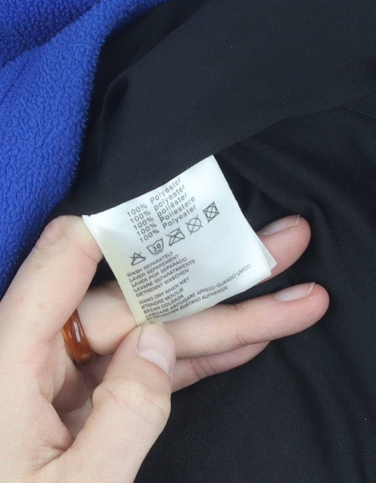 Mizuno Men's Blue Fleece Windproof Pullover XL