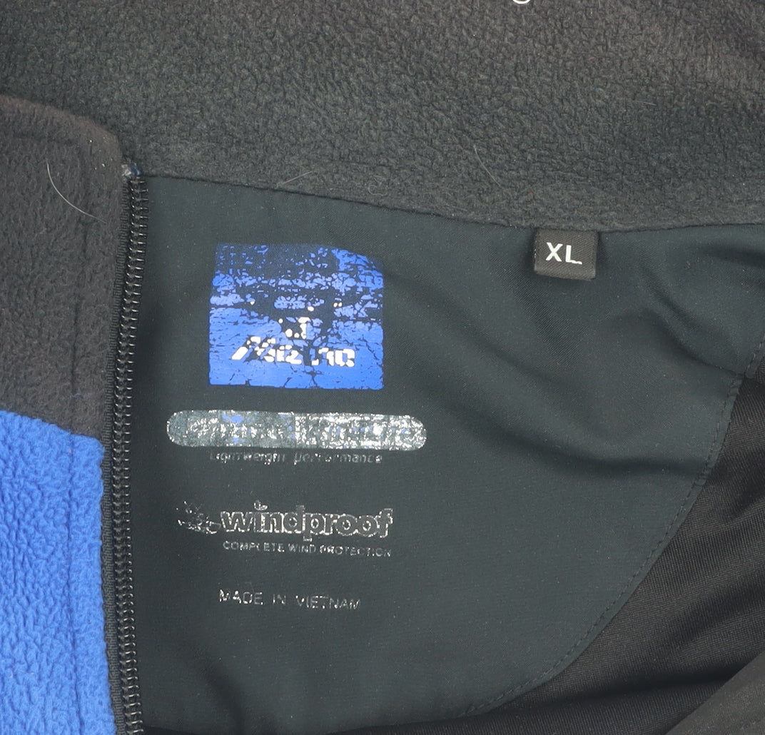 Mizuno Men's Blue Fleece Windproof Pullover XL