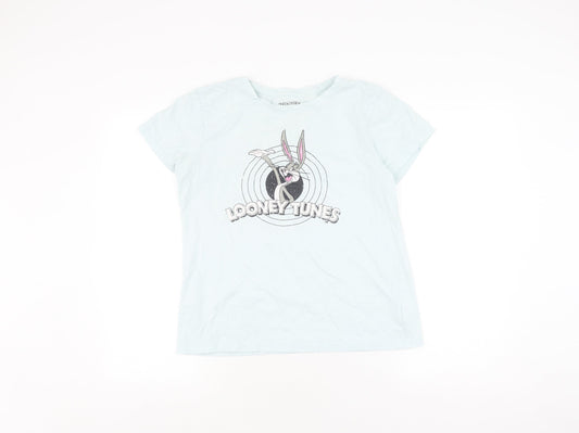 Looney Tunes Women's Blue M Cartoon T-Shirt