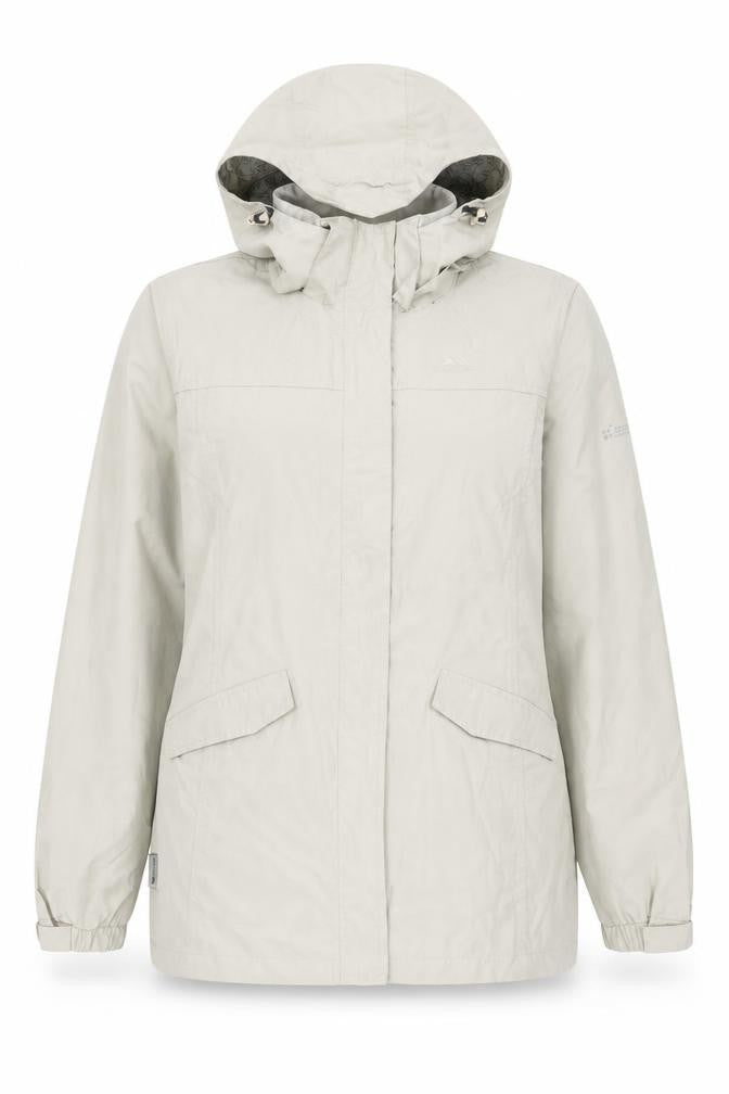 Unisex Adultss UK Size L Regular Trespass Beige Polyamide Jacket