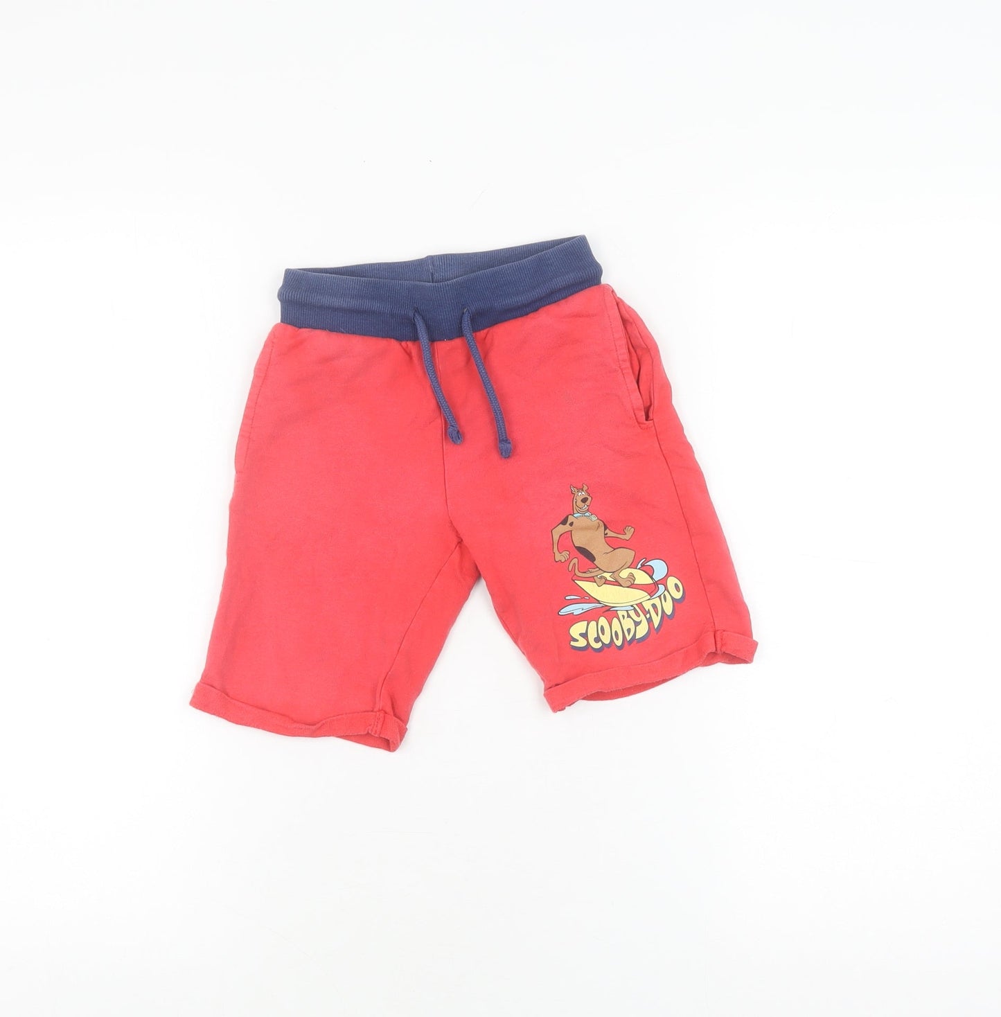 Scooby-Doo Boys Red Sweat Shorts 4 Years with Drawstring