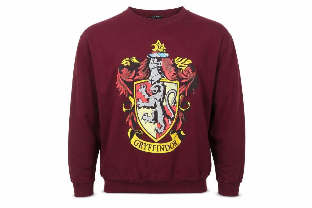 Unisex Adults UK M Regular Harry Potter Red Pullover Sweatshirt