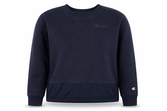 Womens UK S Regular Champion Black Pullover Sweatshirt