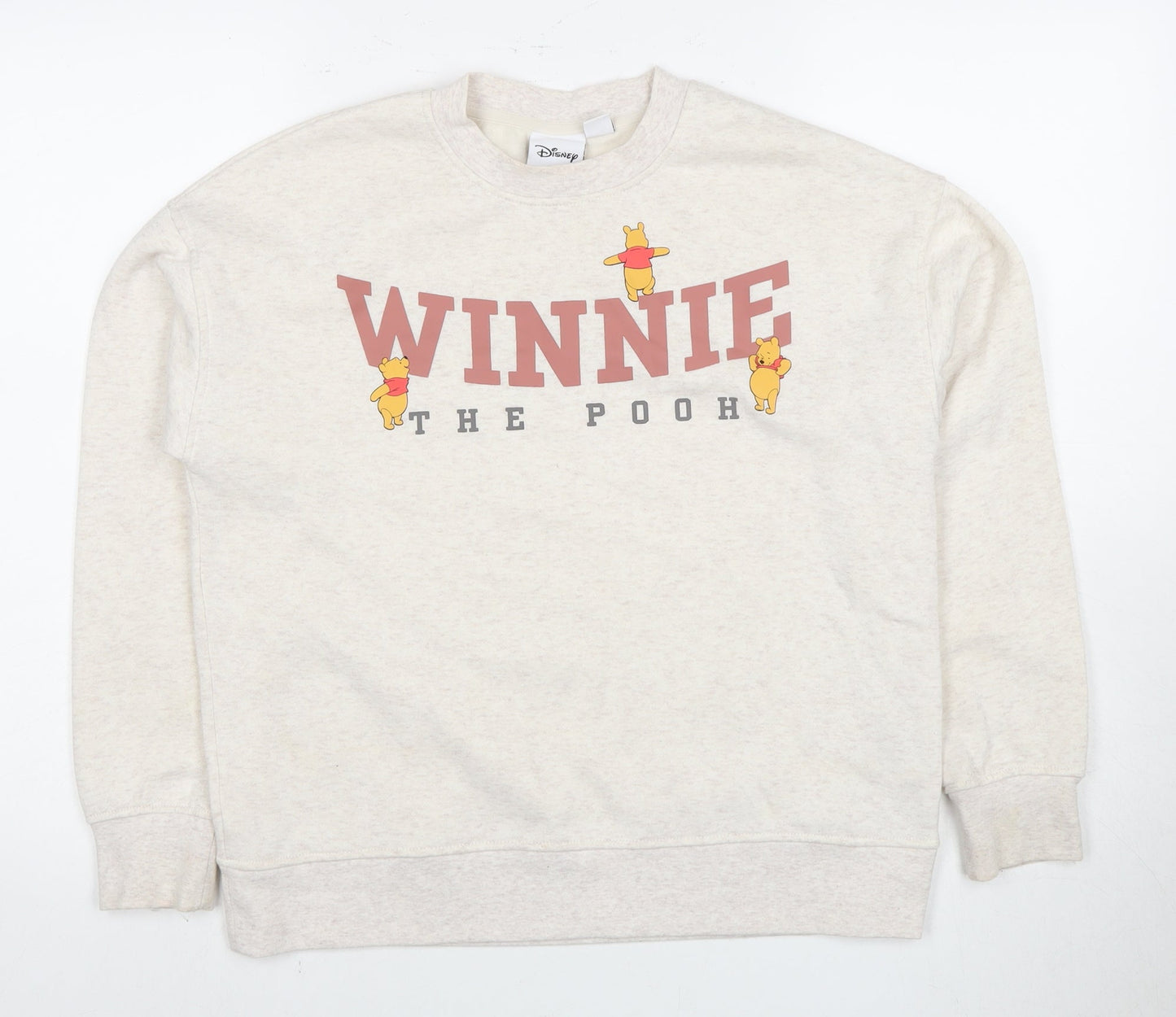 Disney Beige Winnie the Pooh XS Sweatshirt for Unisex