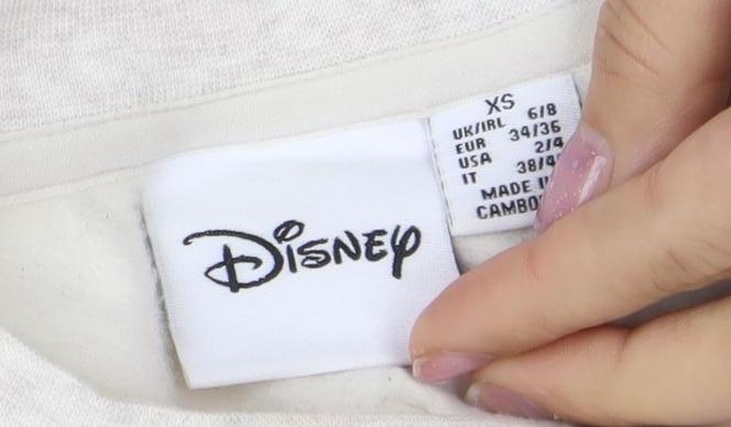 Disney Beige Winnie the Pooh XS Sweatshirt for Unisex