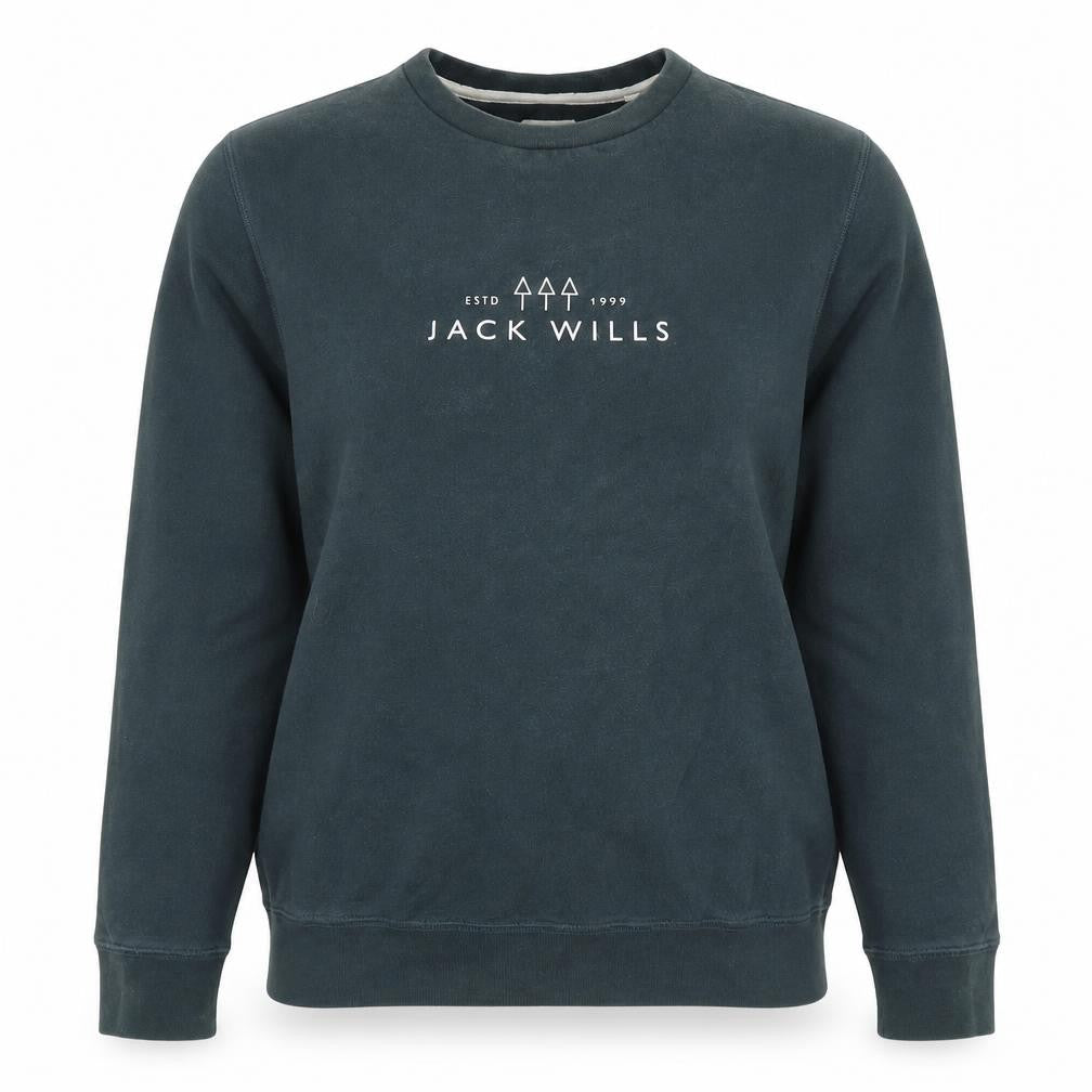 Unisex Adults UK L Regular Jack Wills Green Pullover Sweatshirt