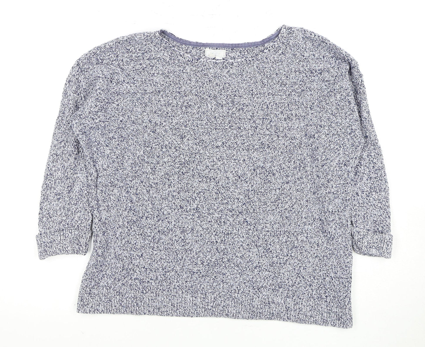 Fat Face Women's Multicoloured Cotton Pullover Jumper Size 16