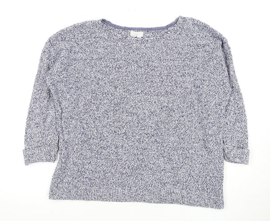 Fat Face Women's Multicoloured Cotton Pullover Jumper Size 16