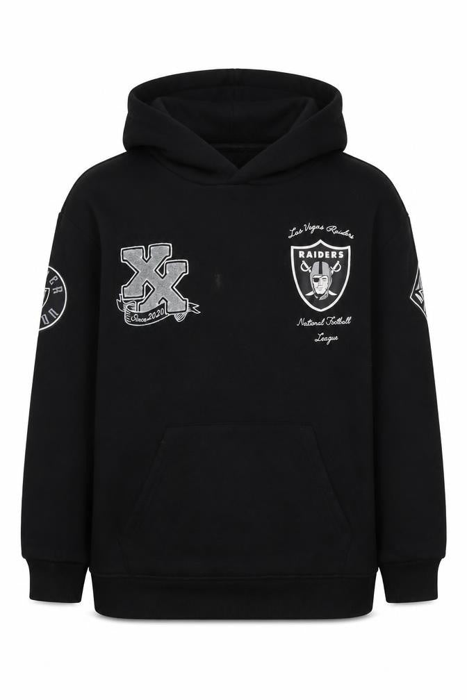 Primark Boys Black NFL Hoodie 10-11 Years
