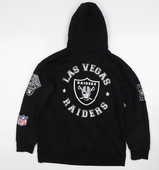 Primark Boys Black NFL Hoodie 10-11 Years