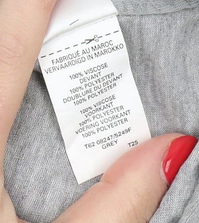 Marks and Spencer Grey Sequin Women's T-Shirt Size 14