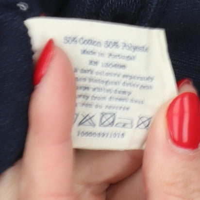 Jack Wills Women's Blue Logo Pullover Sweatshirt Size 12