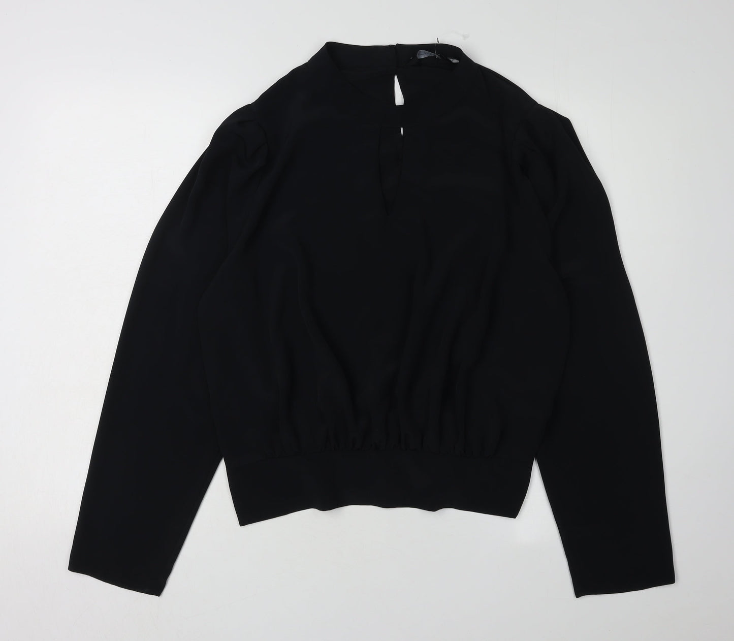 Dorothy Perkins Women's Black High Neck Blouse Size 18