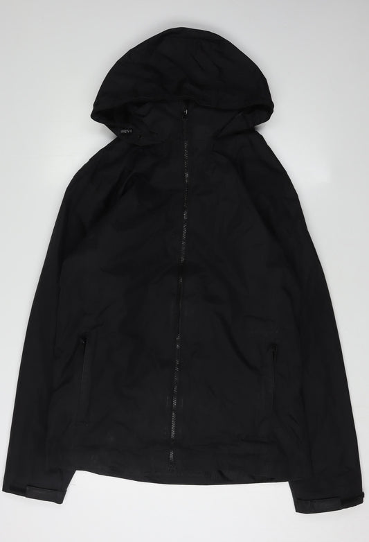 Regatta Men's Black M Rain Coat Hooded Jacket