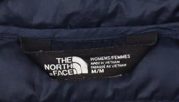 The North Face Women's Blue M Puffer Jacket Hooded