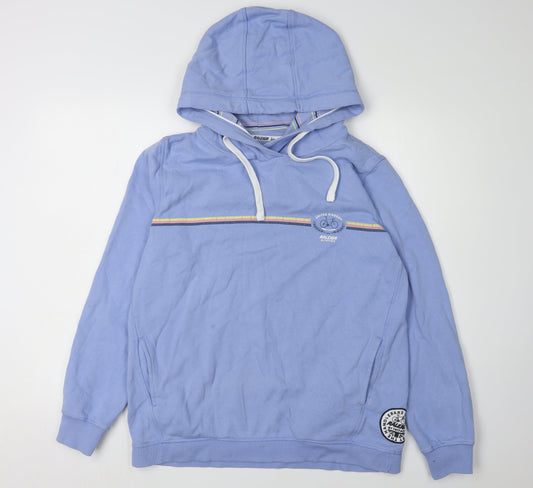FatFace Blue Pullover Hoodie M Unisex Adults