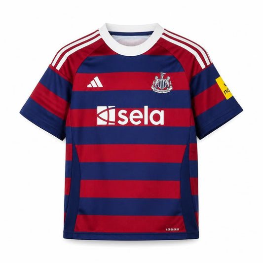 Adidas Boys Multicoloured Striped Jersey T-Shirt, 8 Years