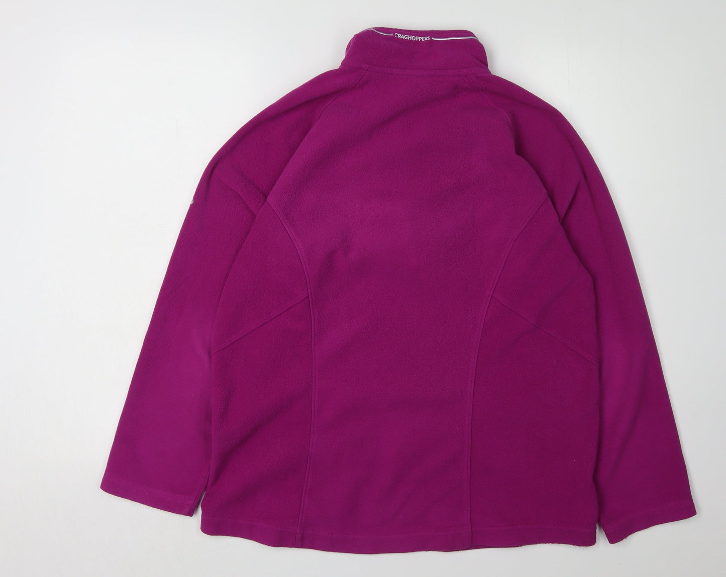 Craghoppers Women's Purple Fleece Pullover Sweatshirt Size 14