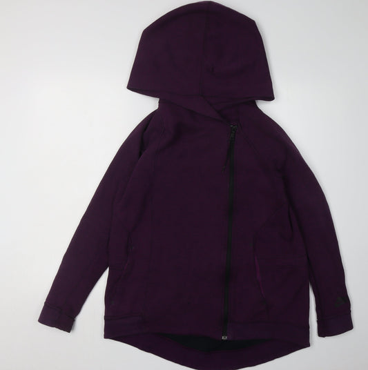 Nike Men's Purple Full Zip Hoodie Medium