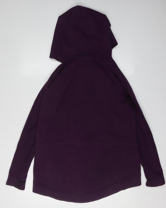 Nike Men's Purple Full Zip Hoodie Medium