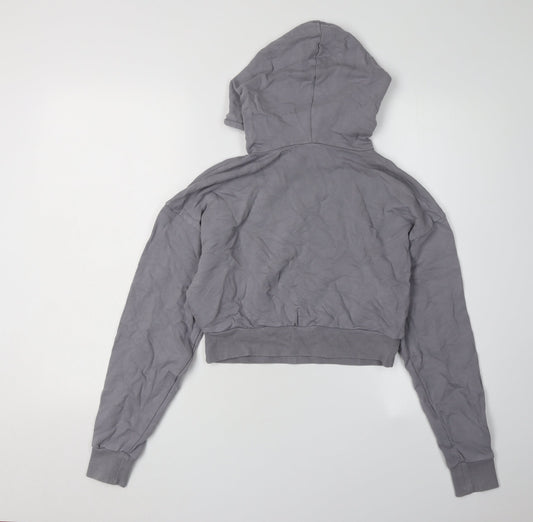 ASOS DESIGN Women’s Grey Pullover Hoodie, Size 8