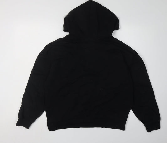 Disney Unisex Black Pullover Hoodie 2XS with Logo