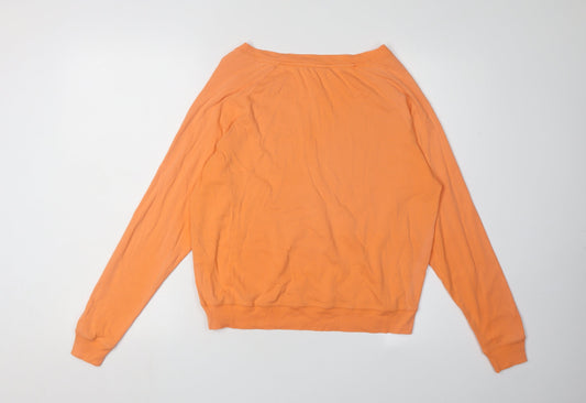 Hush Women's Orange XS Pullover Sweatshirt