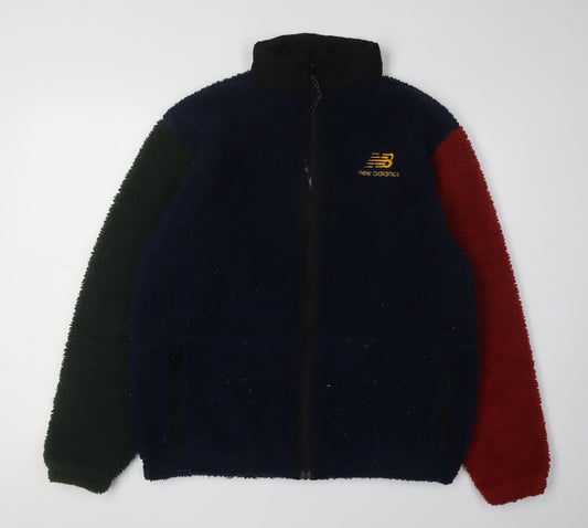 New Balance Men's Blue Multicolour Casual Jacket S