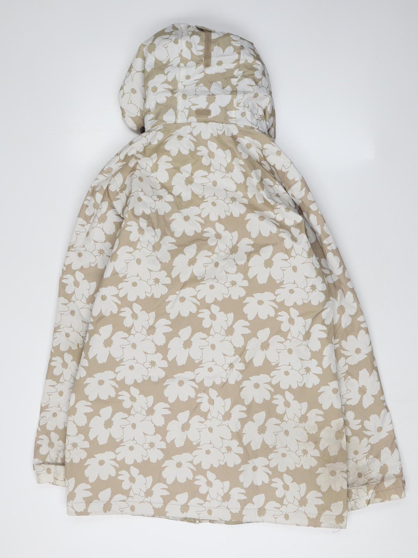 Regatta Women's Beige Floral Rain Coat Size 12