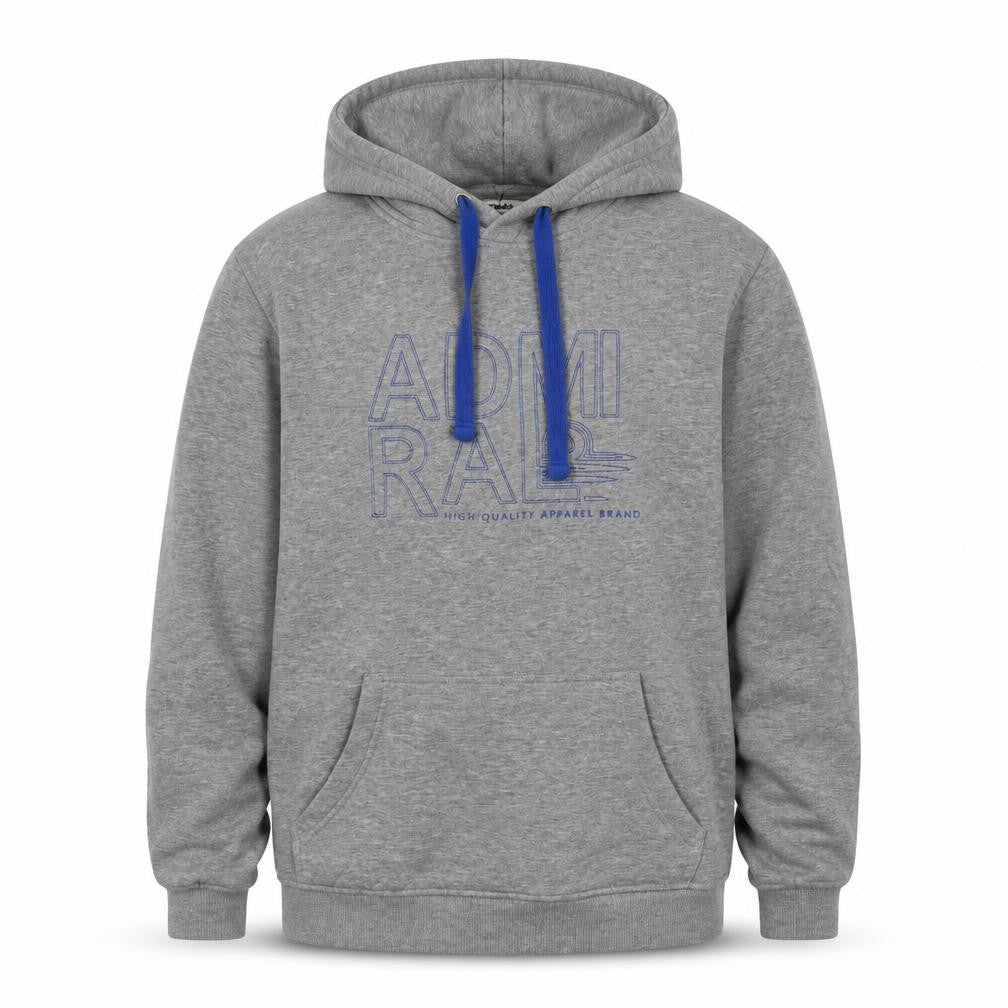 Mens UK M Regular Admiral Grey Pullover Hoodie