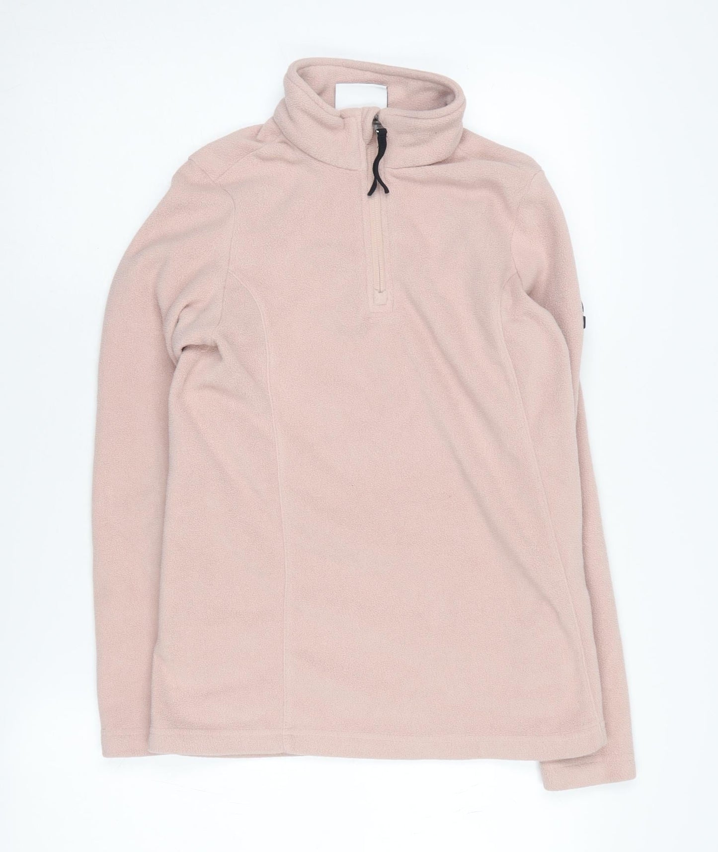 TOG24 Women's Beige Fleece Pullover Hoodie, Size 8