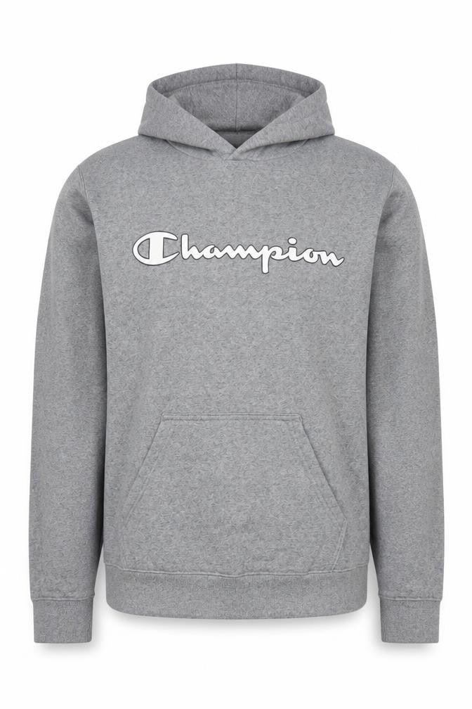 Mens UK S Regular Champion Grey Pullover Hoodie