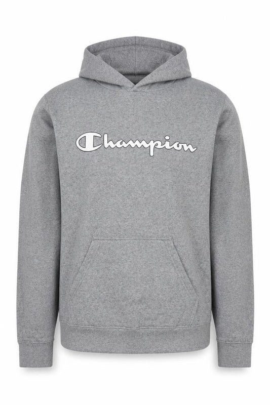 Mens UK S Regular Champion Grey Pullover Hoodie