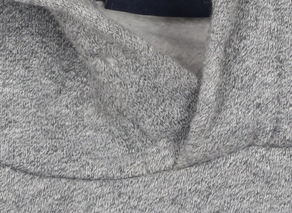 Champion Men's Grey Hoodie S Pullover Logo Design