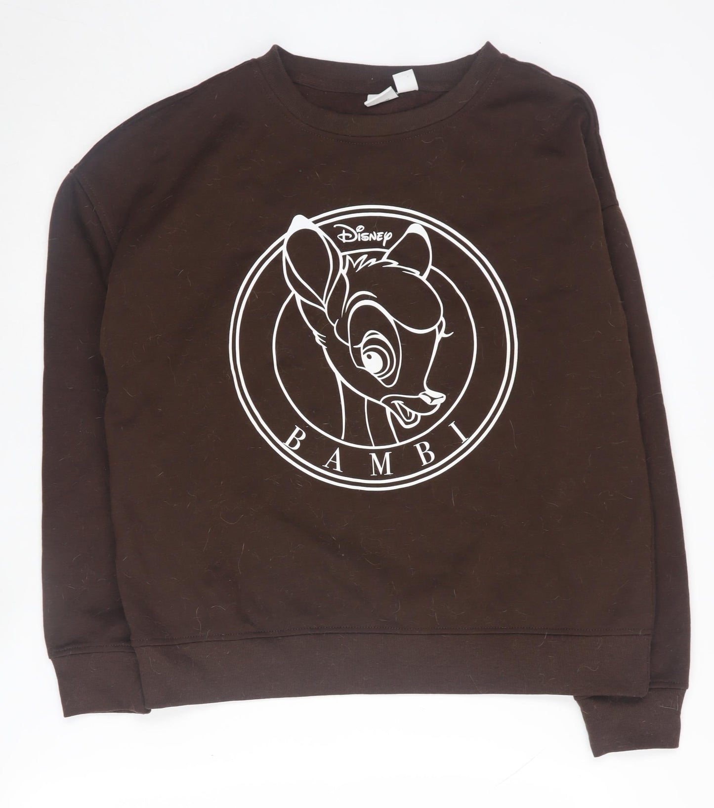 Disney Women's Brown Bambi Sweatshirt Size S
